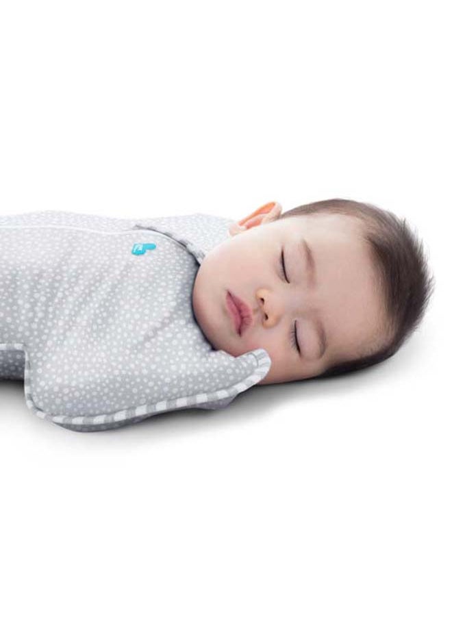 LOVE TO dream - Swaddle UP Bamboo Baby Swaddle Sack Grey Dot – Ultra-Soft Infant Sleepwear | Arms-Up Baby Sleep Bag | Breathable Bamboo Swaddle Wrap | Baby Sleeping Pouch for Self-Soothing | Cozy Newborn Wearable Blanket - Image 1