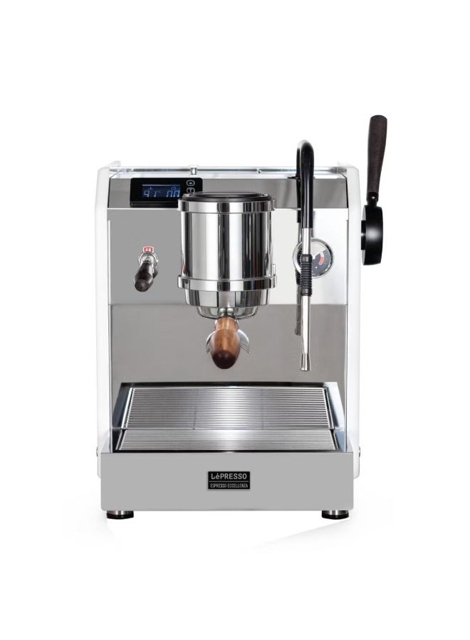 ليبرسو ماكينة قهوة إسبريسو تجارية من LePresso Espresso Eccellenza بضغط 10 بار وتحكم بدون لمس. - Image 1