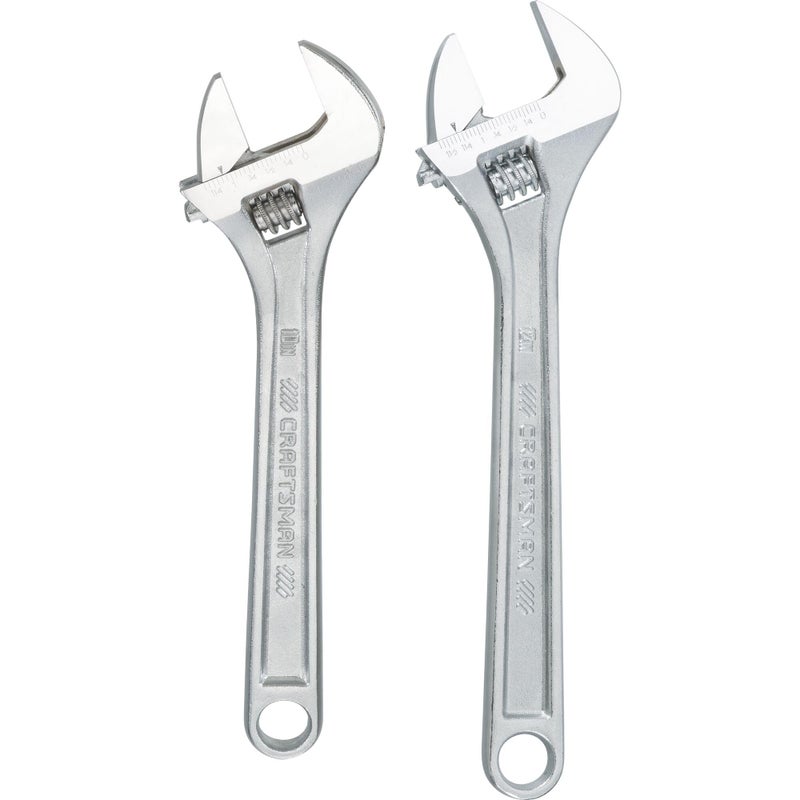 CRAFTSMAN Adjustable Wrench Set, 2Piece (CMMT12002) - Image 1