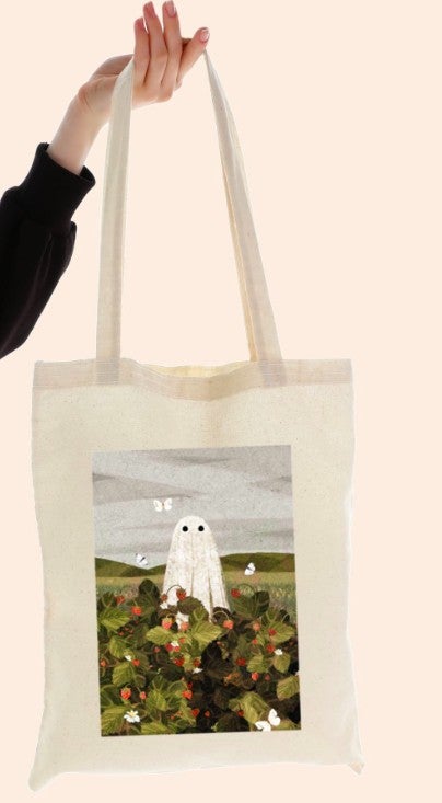 Bagand Strawberry Fields Raw Cloth Bag Strawberry  - Image 4