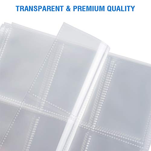 Sooez 120 Pack 9 Pocket Page Protectors, Sooez Trading Card Sleeves for 3 Ring Binder, Baseball Cards Holder, Protective Pages Sheets for Binders Album, Fit for YuGiOh, MTG, Game, Business & Sports Cards - Image 4