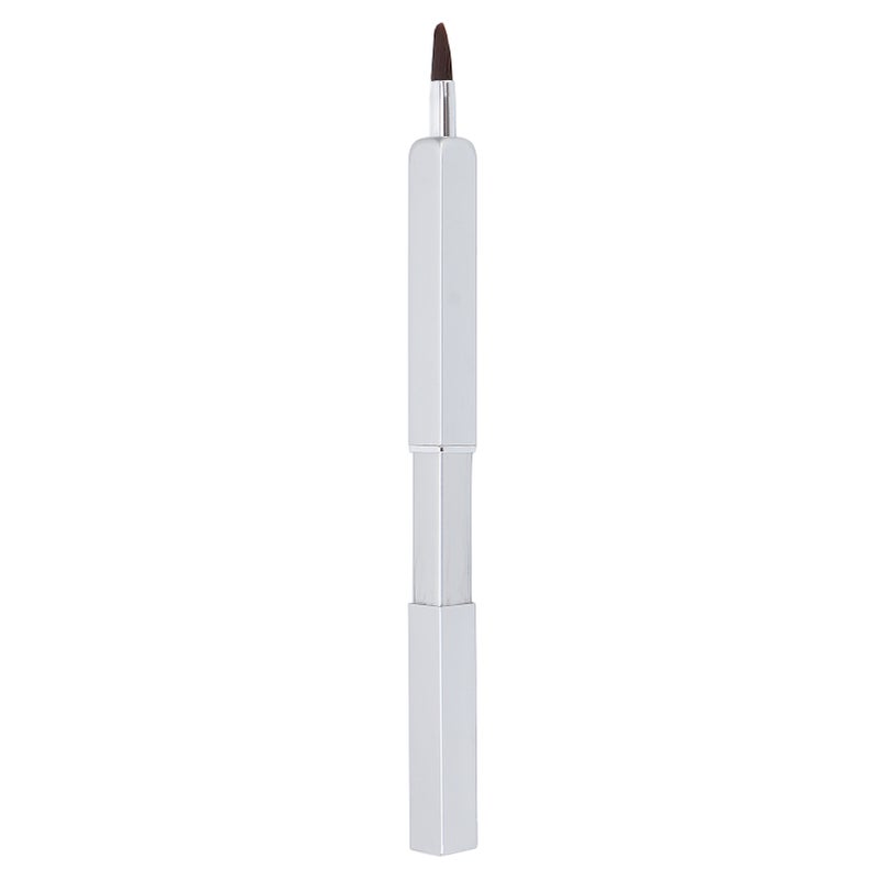 Retractable Lip Makeup Brush: Silver Tapered Nib - Smooth Apply & Outline Beautiful Lip Shape, Lightweight Dustproof Lip Brush for Daily Makeup, Travel And Gift For Women - Image 1