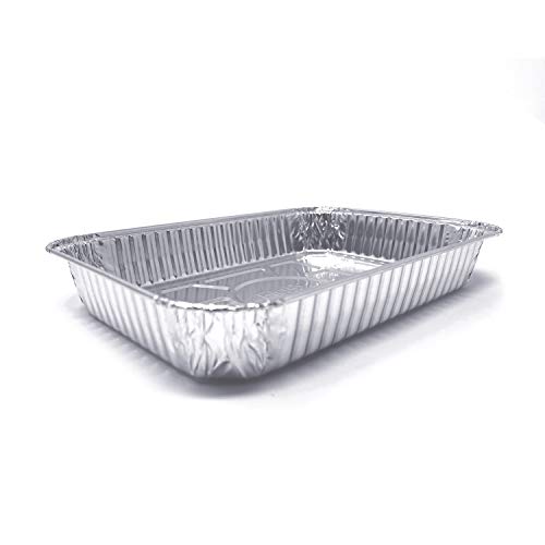 Fig & Leaf (35 Pack) Weber Grills Compatible 6415 Drip Pans l Size 7.5” x 5” x 1.7" l Aluminum Foil l 32 Gauge l Fit for Weber Q Grills, Spirit Gas Grills, Genesis and Genesis II LX 200 300 Series - Image 2