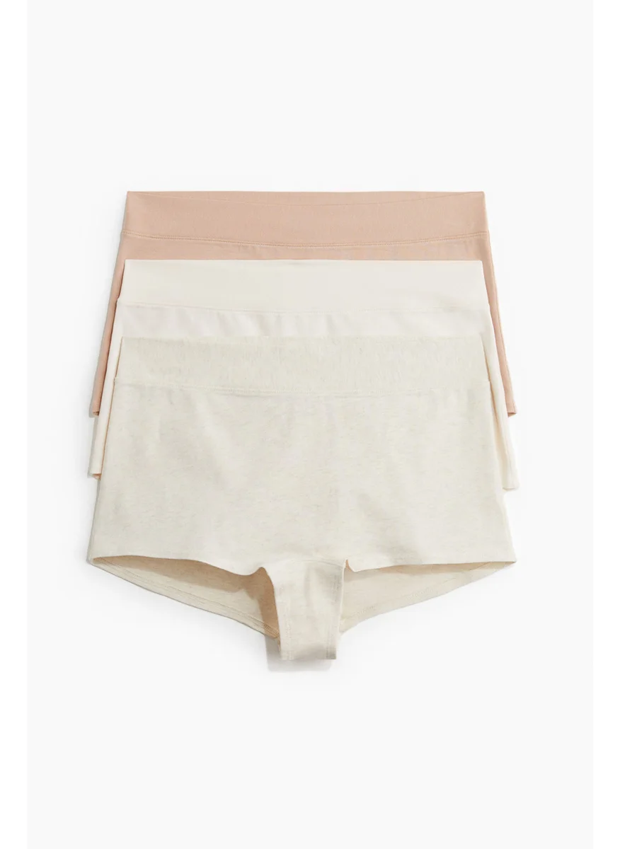 H&M 3-Pack Cotton Shortie Briefs