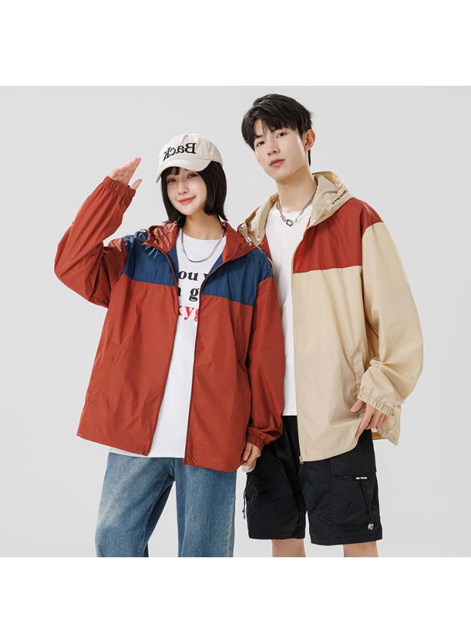 Song Feng Ya Sun Protection Clothing Men's And W En's Summer Thin Ice Silk Breathable Hooded Couple's Sportswear Riding Sun Protection Clothing Jacket - Image 2