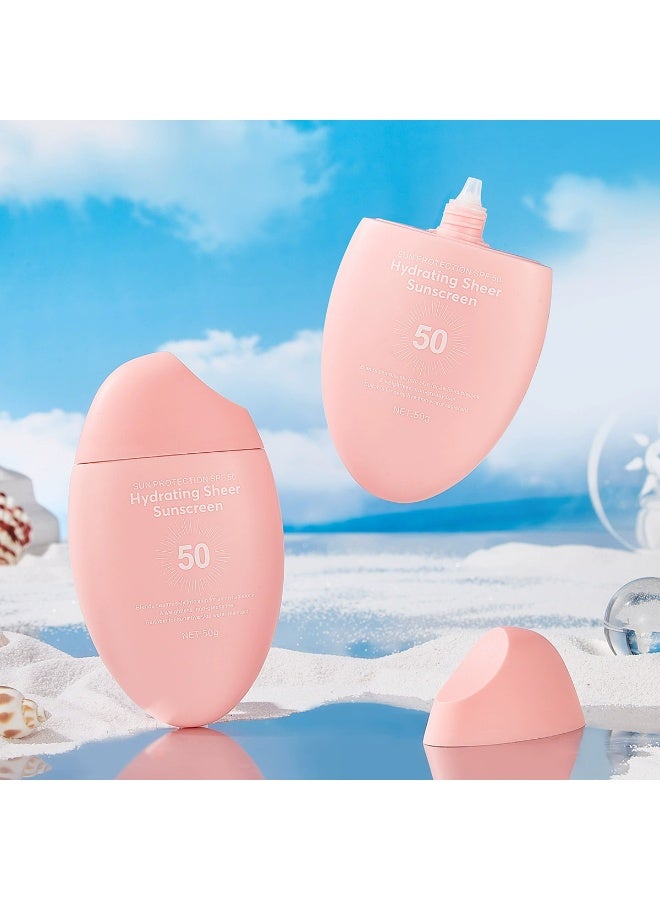 FORMBO Sunscreen refreshing non-greasy face isolation UV protection hydrating light and portable 50g - Image 2