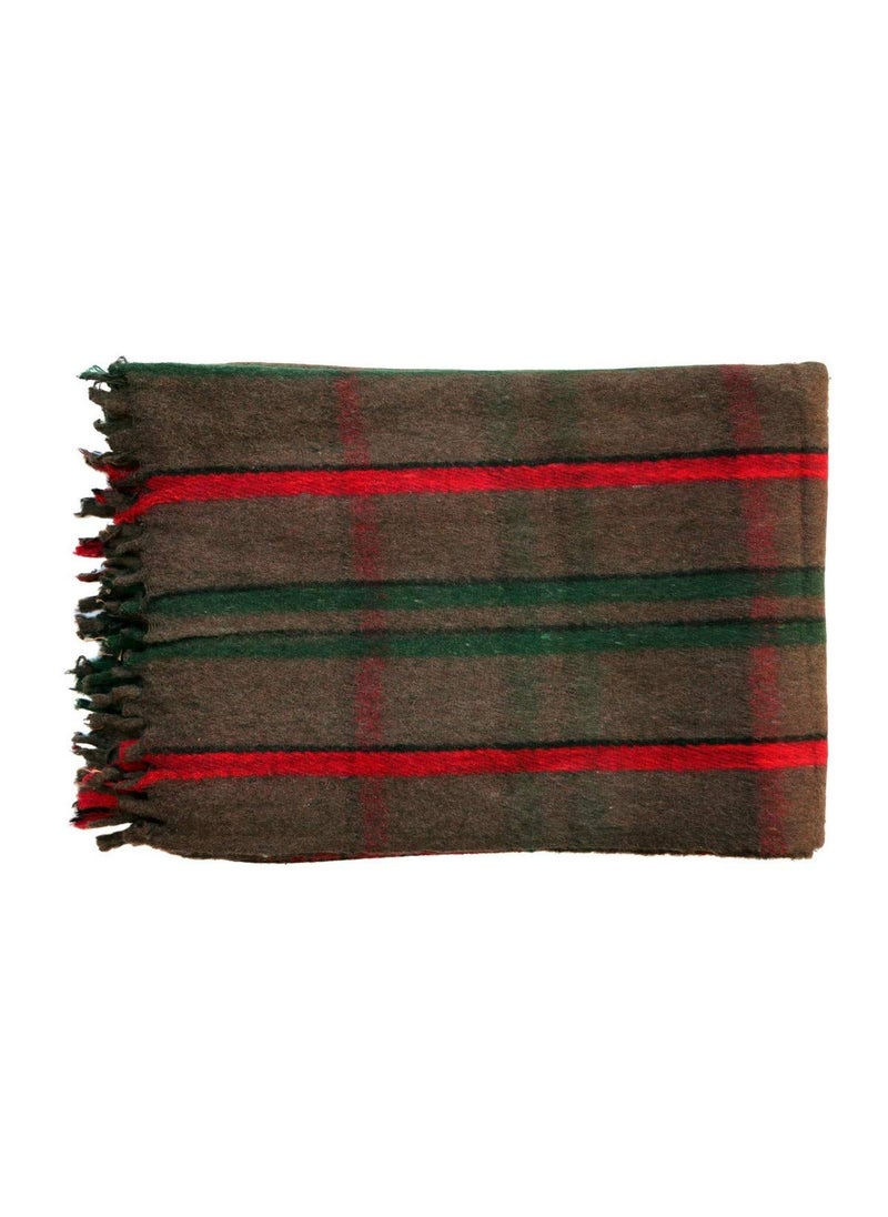 Bezzilish Home - Bezzilish Home Wool Relief Blanket for Heavy Winter Single Bed Full Size for Donation and Gift Purpose Multicolor Pack of 1 - Image 1