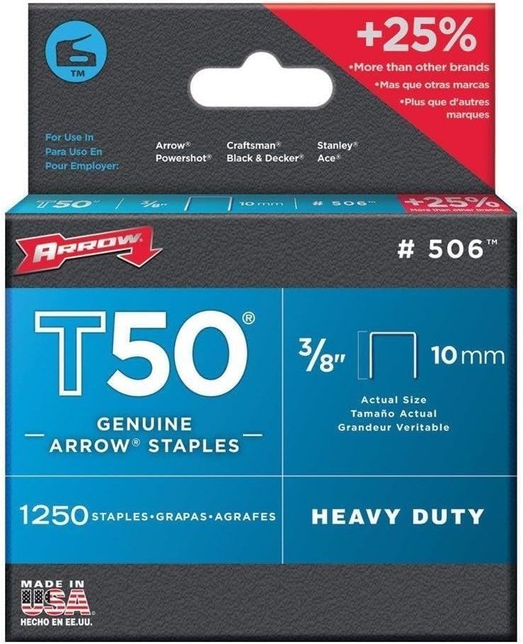 Arrow Fastener دبابيس أرو 50624SPTP 3/8" T50 - Image 4