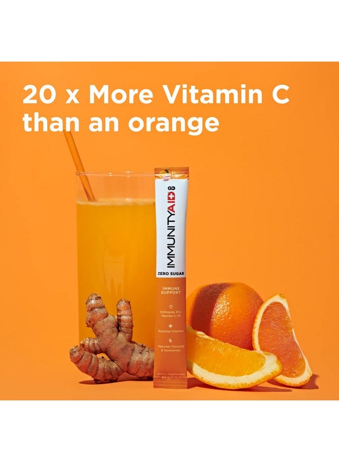لايف ايد عبوة LIFEAID IMMUNITYAID GO! Zero Sugar Immunity + Hydration Packet، فيتامين سي، إشنسا، زنك، جذر استراغالوس، مناسب لنظام الكيتو، نباتي وخالي من الجلوتين، 5 سعرات حرارية، محلى بشكل طبيعي، بدون كافيين، عبوة من 14 قطعة - Image 3