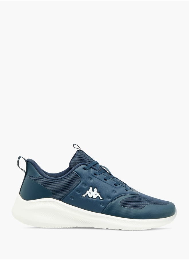 Kappa Mens Textured Lace-Up Sports Shoes with Pull Tabs  - Image 3