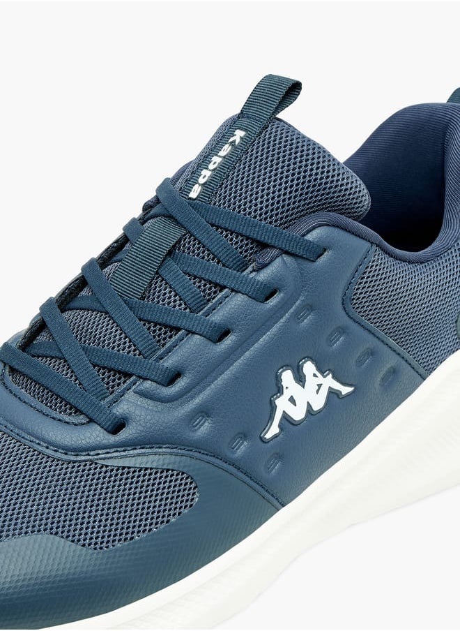 Kappa Mens Textured Lace-Up Sports Shoes with Pull Tabs  - Image 5