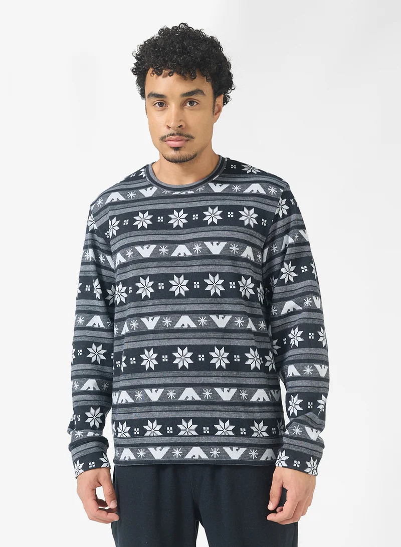 EMPORIO ARMANI  Casual Crew Neck T-Shirt And Payjma Set for Men | Best Price UAE