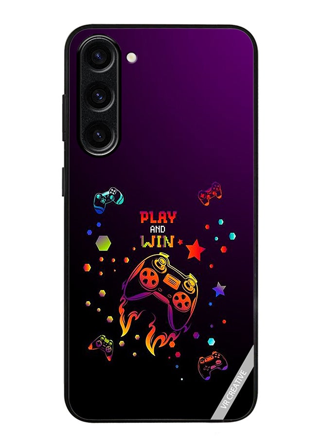 VR CREATIVE Protective Case Cover For Samsung Galaxy S24 Play And Win Design Multicolour - Image 1