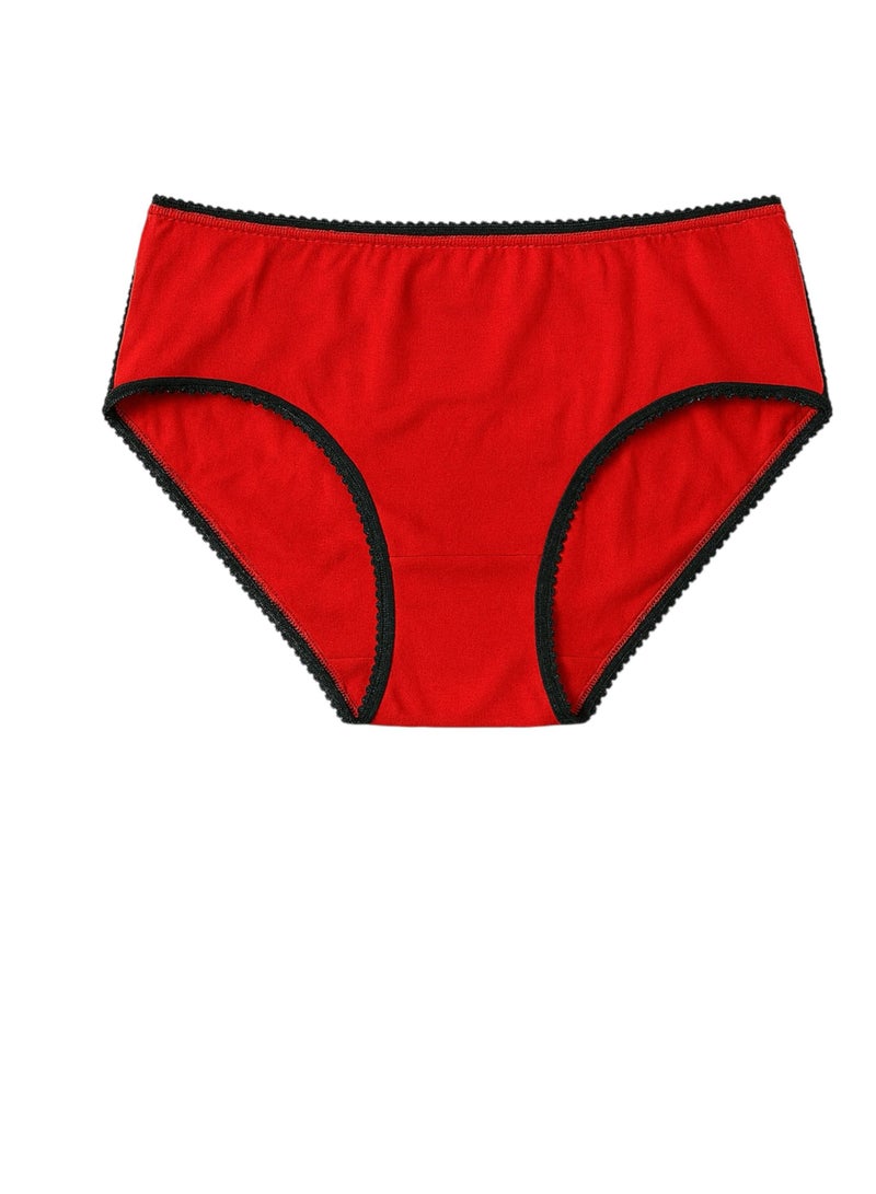 zecotex  Brief Smooth Cotton Hipster Panties  - Image 1