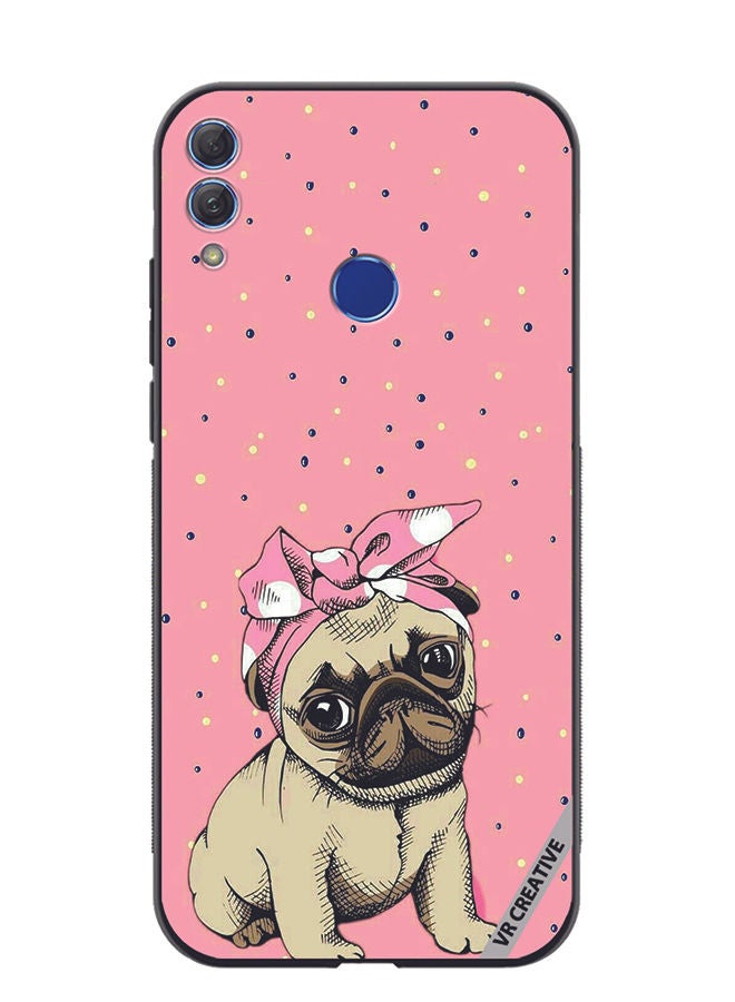 Protective Case Cover For Honor 10 Lite Dog Design Multicolour