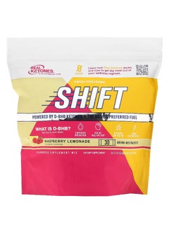 Real Ketones Real Ketones, Shift, Raspberry Lemonade, 30 Drink Mix Packets, 0.27 oz (7.6 g) Each  - Image 1