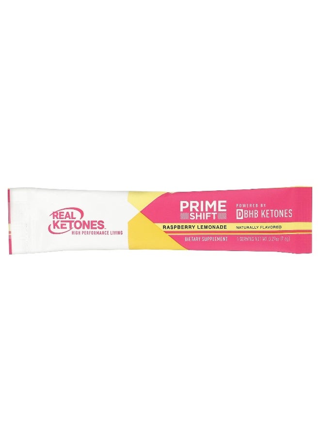 Real Ketones - Real Ketones, Shift, Raspberry Lemonade, 30 Drink Mix Packets, 0.27 oz (7.6 g) Each - Image 1