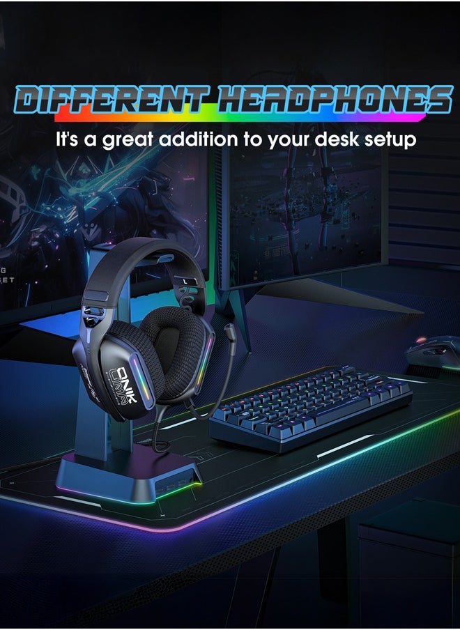 onikuma X12 Professional Gaming Headset with Mic,Gaming Headphone-Stereo Sound & LED Light & Noise Cancelling for PS4/PS5/XOne/XSeries/Nintendo Switch/PC  - Image 5