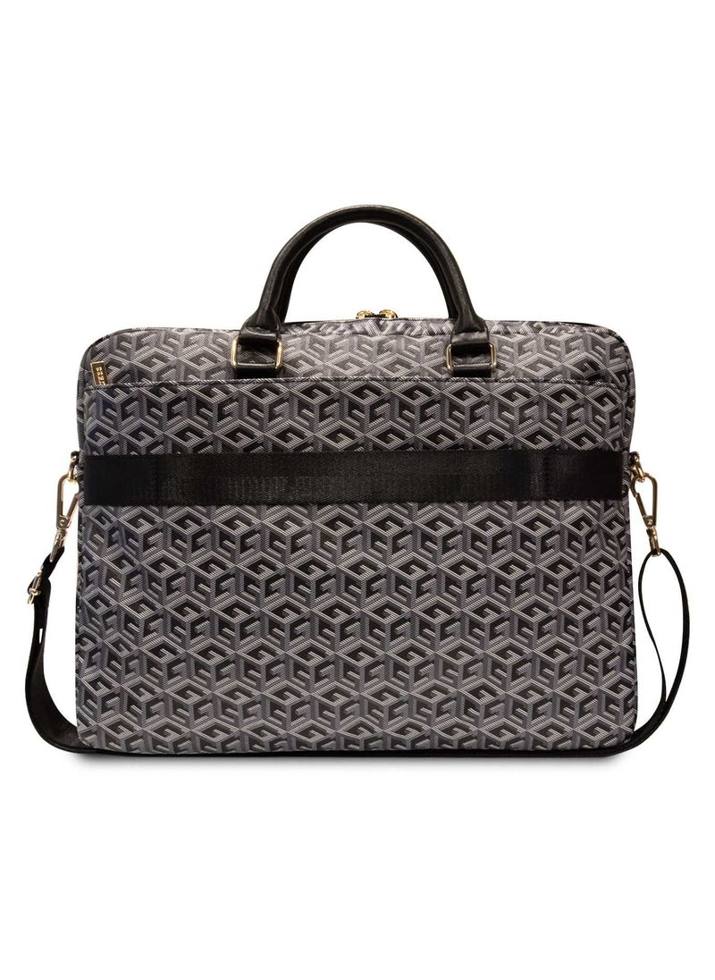 GUESS - Gcube Stripe Computer Sleeve 16" - Black - Image 1