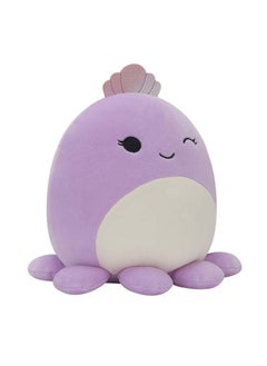 Squishmallows 7.5 بوصة الأخطبوط الأرجواني فويلت مع تاج، لعبة قماش مرخصة رسمياً من كيليتو، لعبة ناعمة ملونة، هدية للأطفال، للبنات والأولاد، لعبة قابلة للغسيل وطرية لجميع الأعمار متعددة الألوان  - Image 3