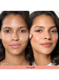 Julep Skip The Brush Cream to Powder Blush Stick - Rose Gold - Blendable and Buildable Color - 2-in-1 Blush and Lip Makeup Stick  - Image 5