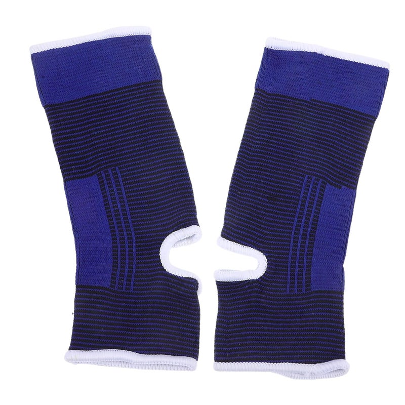 Professional Ankle Sleeve Compression Wrap Support Bracer For Sports Basketball Running Cycling Blue - Image 2