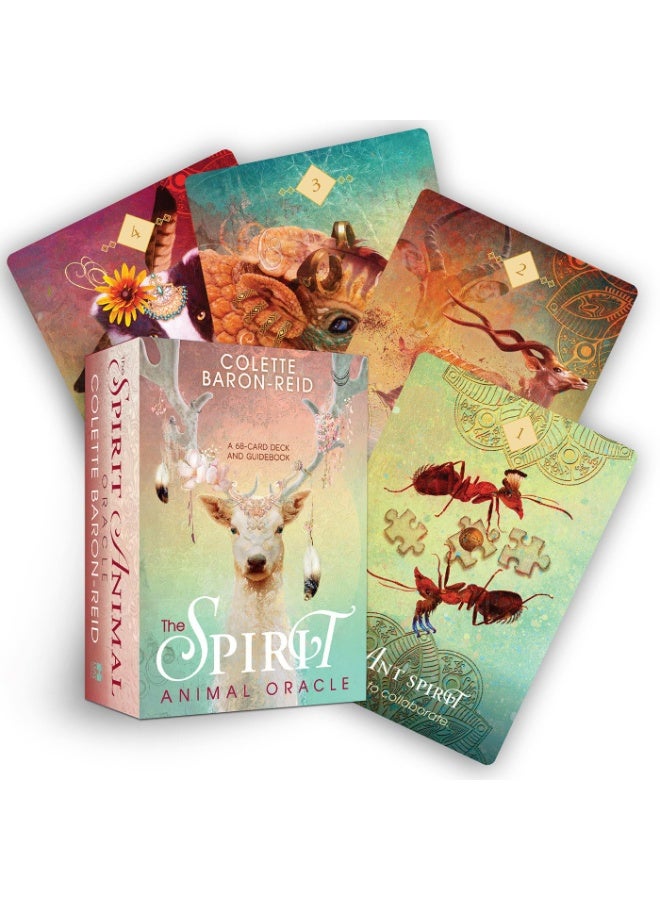 NIBEMINENT The Spirit Animal Oracle: A 68-Card Deck - Animal Spirit Cards with Guidebook - Image 1