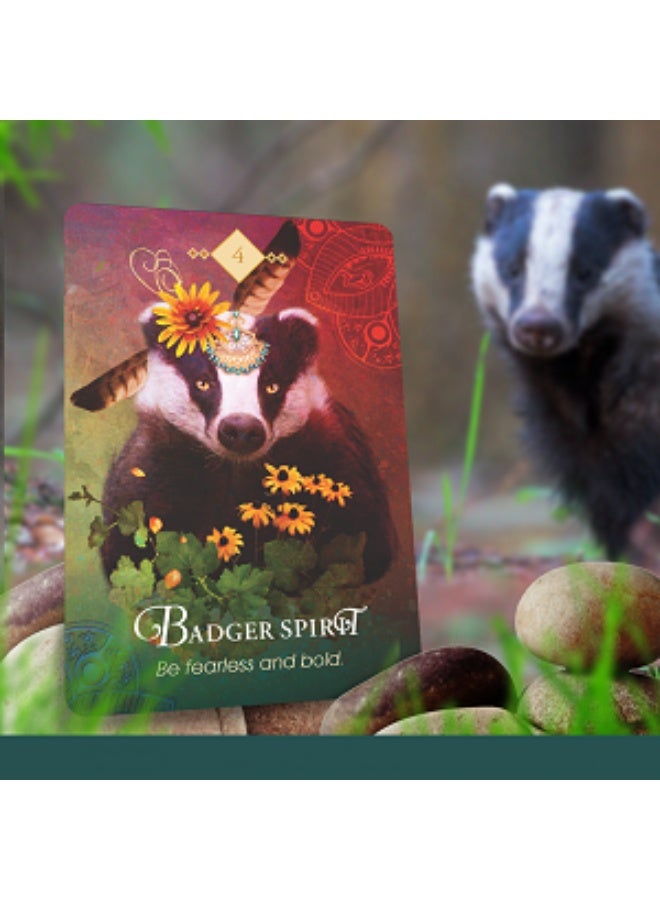 NIBEMINENT The Spirit Animal Oracle: A 68-Card Deck - Animal Spirit Cards with Guidebook - Image 2