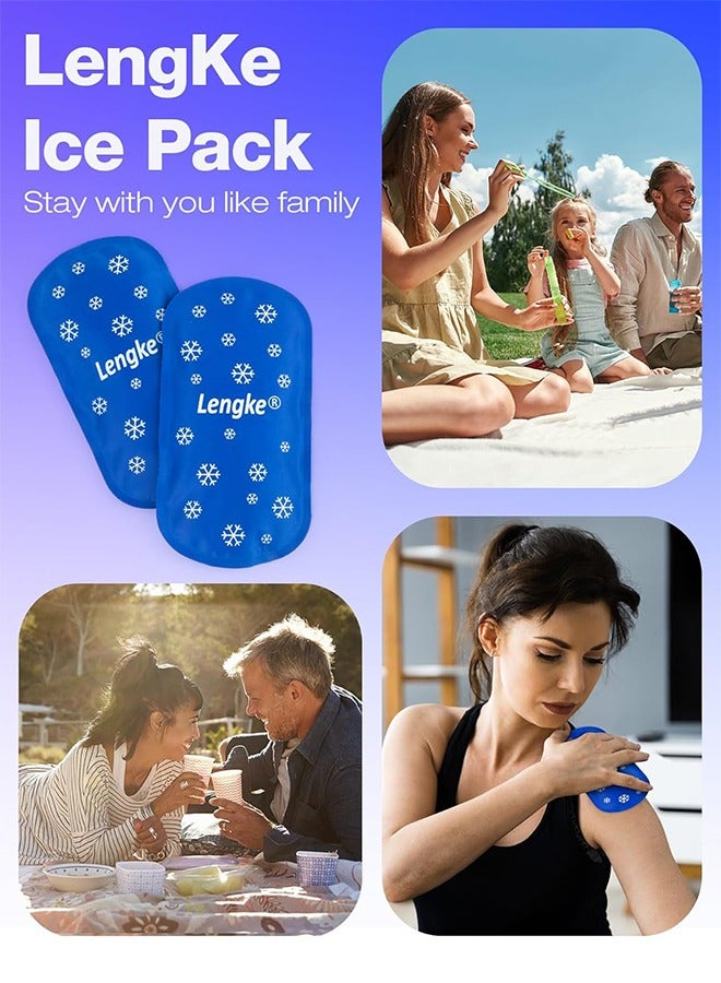 Leng Ke 2Pcs Ice Pakcs for Insulin Cooler Travel Case 160g Large Ice Packs for Diabetes Travel Case, TSA Approved Ice Packs For Insulin Cooler Travel Case, Mini Ice Packs Suitable For Most Medication Cooler - Image 5