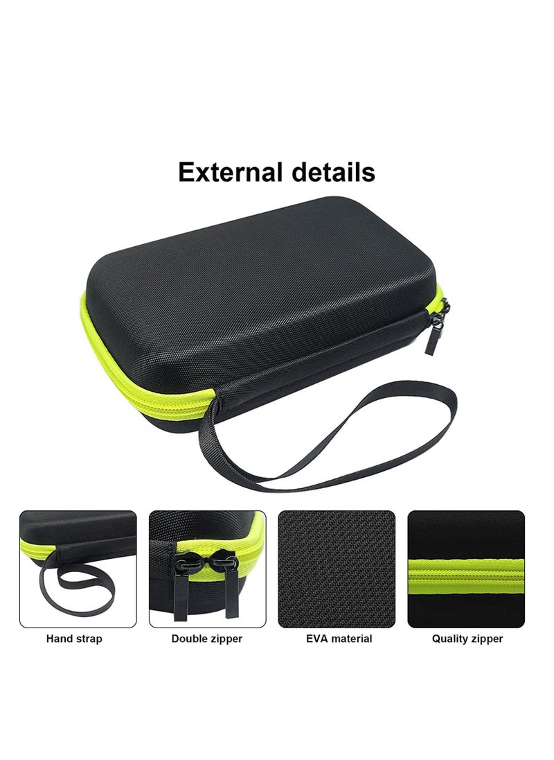 SYOSI Travel Organizer Carrying Bag for One Blade Hybrid Electric Trimmer and Shaver Hard Case Compatible for One Blade QP2520 QP2530 QP2620 QP2630 Body Hybrid Electric Storage Bag for Business Trip  - Image 5