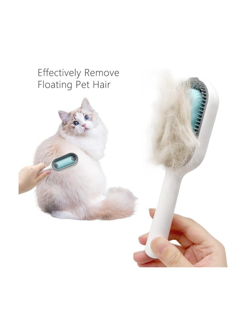Generic Dog Brush Cat Brush Grooming Comb, Sichy Pet Grooming Tool for Cat Dog Shedding Tools Cat Dog Massage Clean Tangled Brush Self Cleaning Slicker Brushes for Dogs Cat  - Image 4