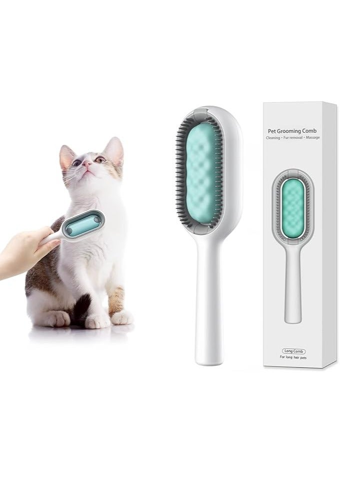 Generic Dog Brush Cat Brush Grooming Comb, Sichy Pet Grooming Tool for Cat Dog Shedding Tools Cat Dog Massage Clean Tangled Brush Self Cleaning Slicker Brushes for Dogs Cat  - Image 1