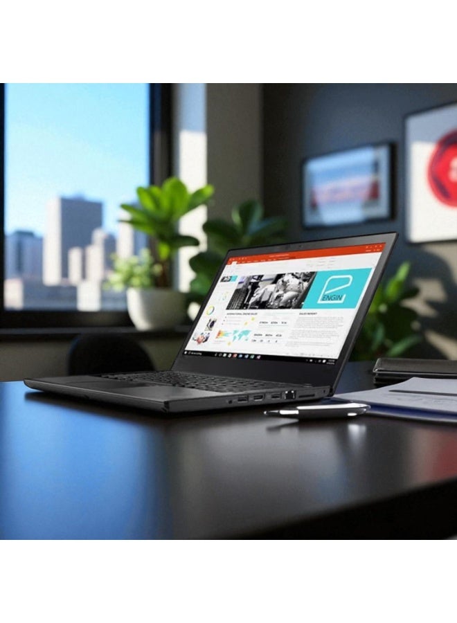 Generic Renewed T470 (2019) Laptop – 14" FHD Display, Intel Core i5 6th Gen Processor, 8GB RAM, 256GB SSD, Intel HD Graphics, Black – Durable, Reliable Business Laptop with Long Battery Life - Image 2