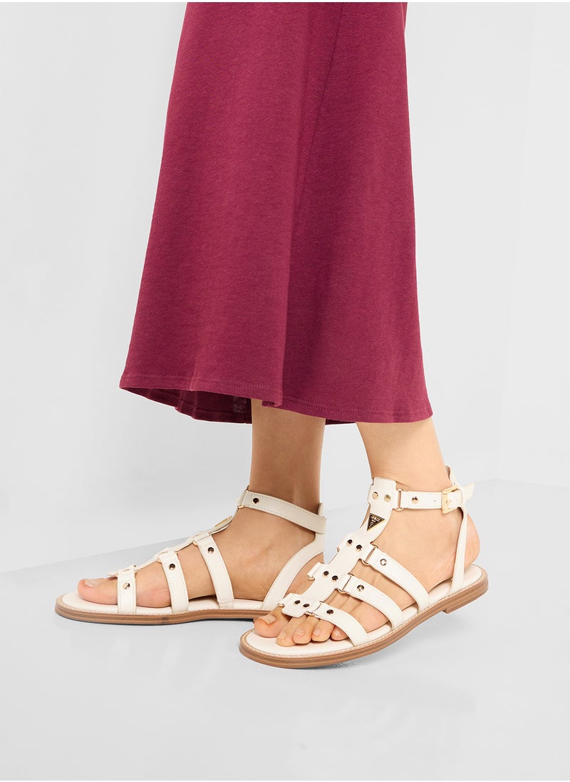 GUESS Multi Strap Low Heel Sandals  - Image 5