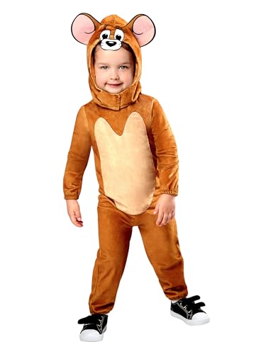 Rubies Tom & Jerry: Jerry Mouse Costume for Toddlers, Unisex 2T - Image 1