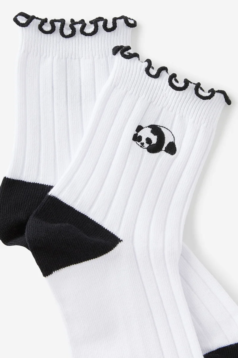 Typo Mid Crew Socks