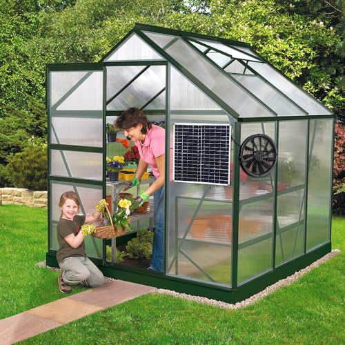 SUNYIMA Solar Fan, 20W Weatherproof Solar Powered Fan with DC Fan for Small Chicken Coops, Greenhouses, Sheds,Pet Houses, Window Exhaust - Image 5