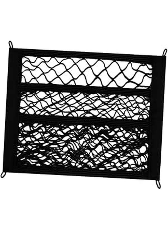 Elastic Front Cargo Net Bag For Electric Bike Storage And Transport Black - Image 1