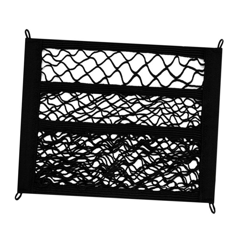 Elastic Front Cargo Net Bag For Electric Bike Storage And Transport Black - Image 2