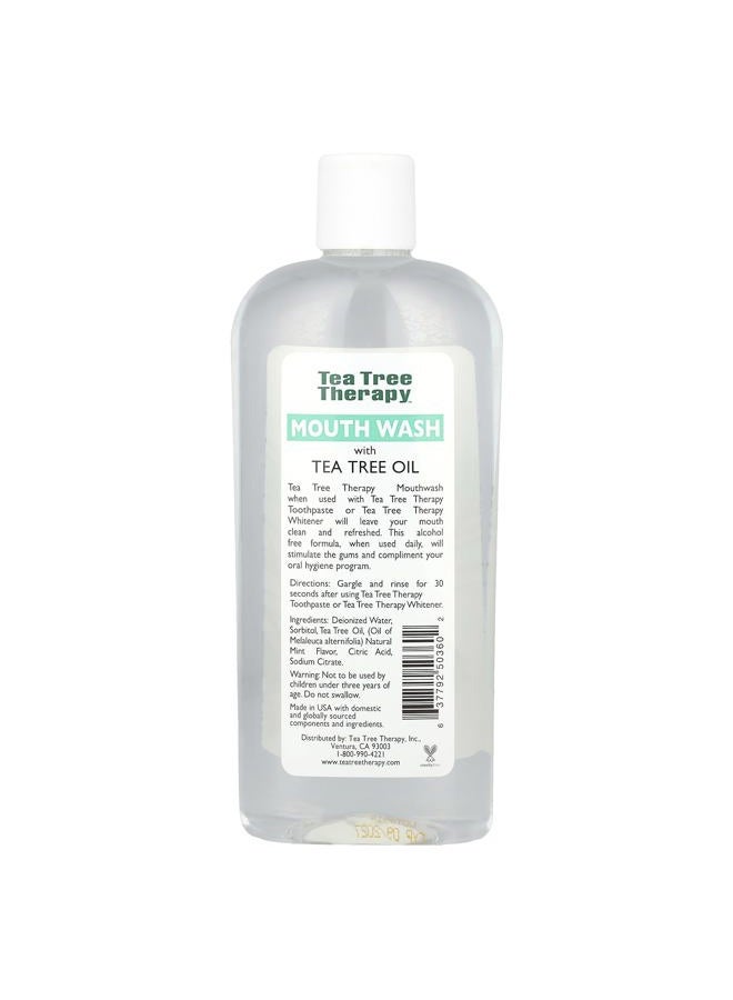 Tea Tree Therapy غسول فم شجرة الشاي خالي من الكحول - 12 أونصة (3 عبوات) - Image 2