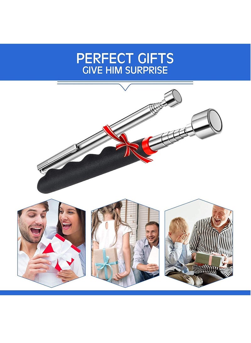 أدوات التقاط مغناطيسية قابلة للتلسكوب، أداة مغناطيسية بوزن 20 رطل وعصا مغناطيسية قابلة للتلسكوب بوزن 3 أرطال للأماكن التي يصعب الوصول إليها، مناسبة كهدية لعيد الميلاد، عيد الأب، عدد 2 قطعة - Image 5