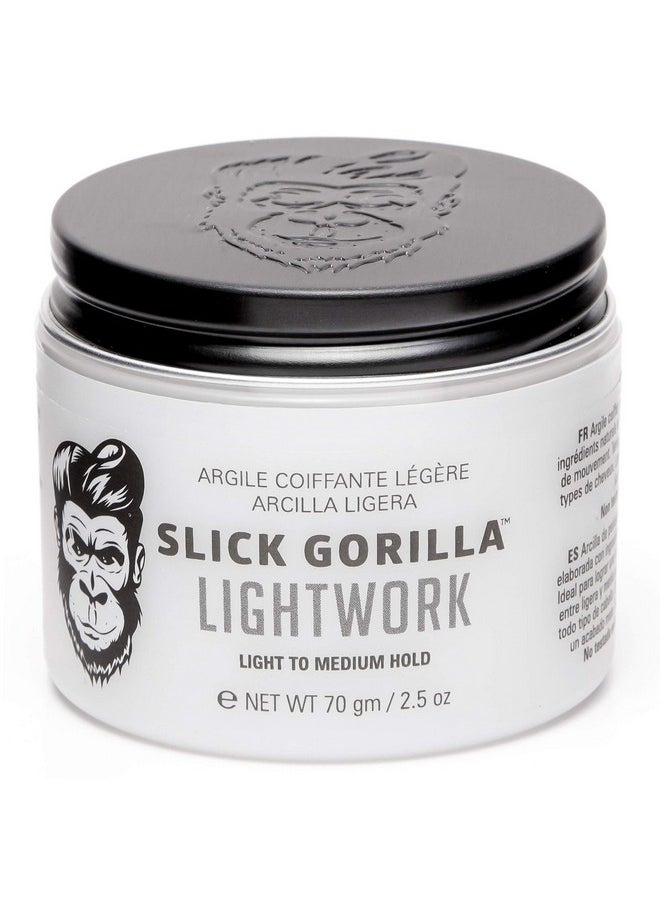Slick Gorilla Slick Gorilla Lightwork Hair Styling Clay 2.5 oz  - Image 1