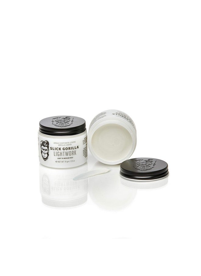 Slick Gorilla Slick Gorilla Lightwork Hair Styling Clay 2.5 oz  - Image 2