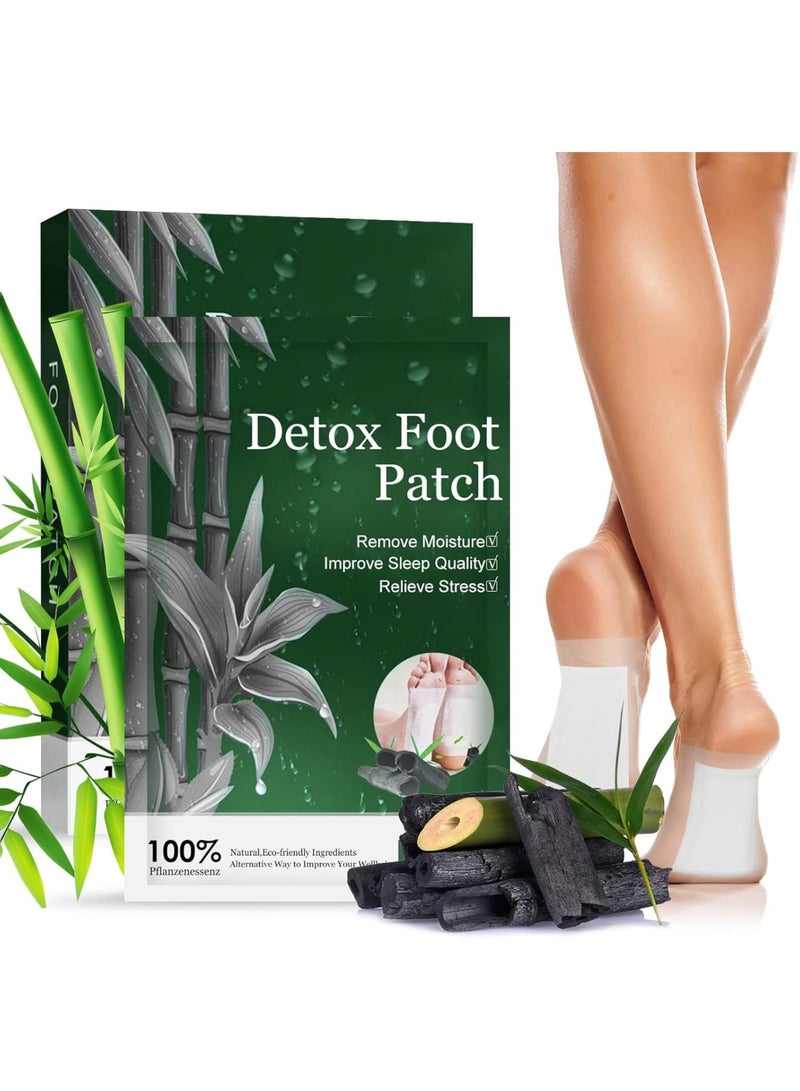 SOLARAE Detox Foot Patches, 20PCS Detox Foot Pads to Remove Body Toxins & Dampness, Deep Cleansing Pads for Stress Relief & Sleep Aid & Relieve Fatigue - Image 1
