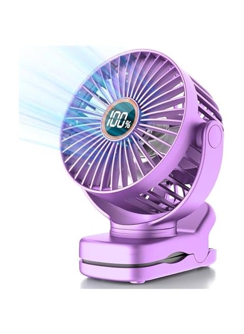 Mini Fan, Portable Fan with 3 Speeds for 2000mAh Battery USB-C Rechargeable, 3-Speed Quiet Operation, Stylish Handheld Fan for Outdoors & Travel