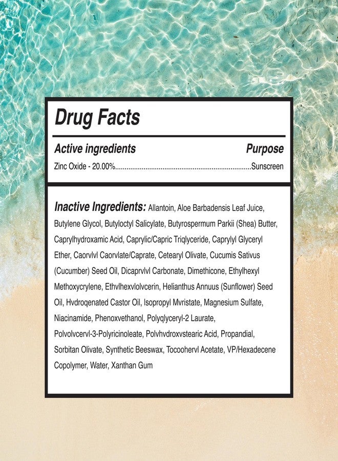 surface sun systems Surface Mineral Sunscreen Face Stick SPF 60, Lightweight Non-Nano Zinc Oxide Formula, Reef Friendly, Broad Spectrum UVA UVB Protection, Water Resistant Sun Care for 80 Minutes, Tinted, 0.5oz - Image 5