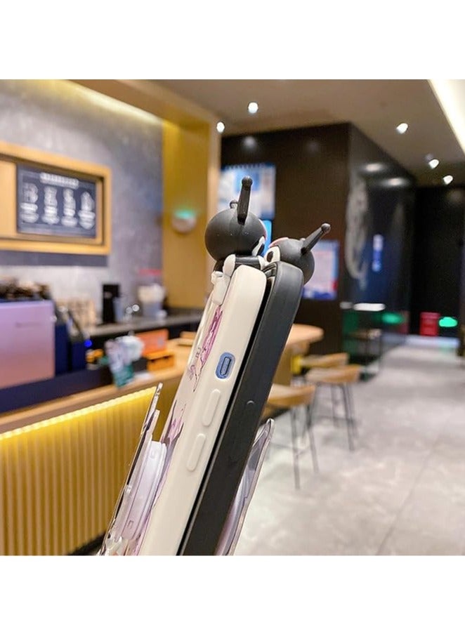 general Kawaii Silicone Case for iPhone 15 Pro Max/15 Pro/15 Plus/15 with Foldable Cartoon Design Phone Case for Girls - Image 5