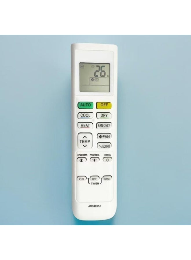 Universal AC Replacement Remote Control Compatible with Daikin Air Conditioners