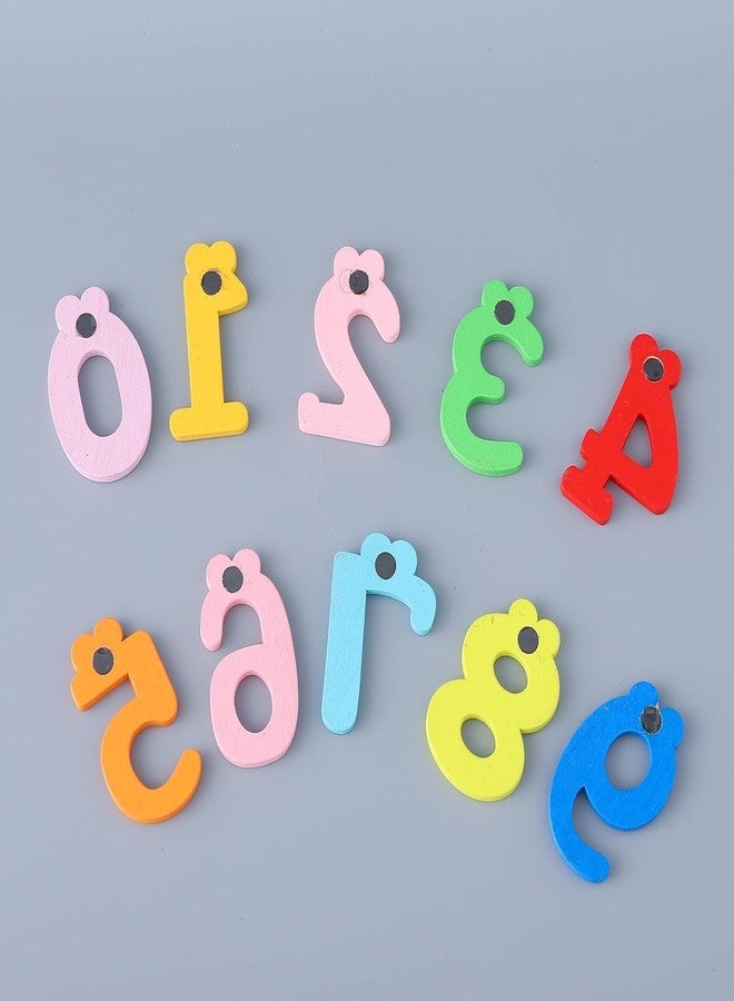 Brille Bee Wooden Magnetic Numbers 0-9 for Kids, Educational Fridge Magnets for Toddlers and Preschoolers, Math Learning Toy - Image 5