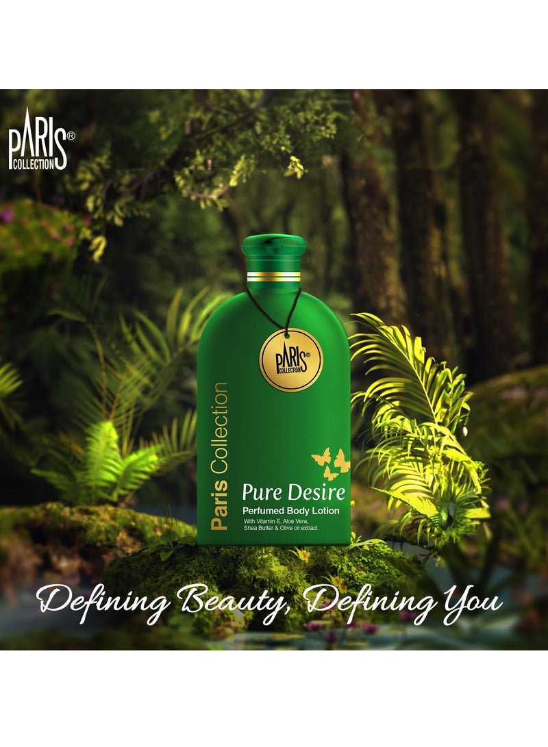 باريس كولكشن لوشن الجسم بيور ديزاير برائحة عطرية للجنسين 400 مل - Image 4
